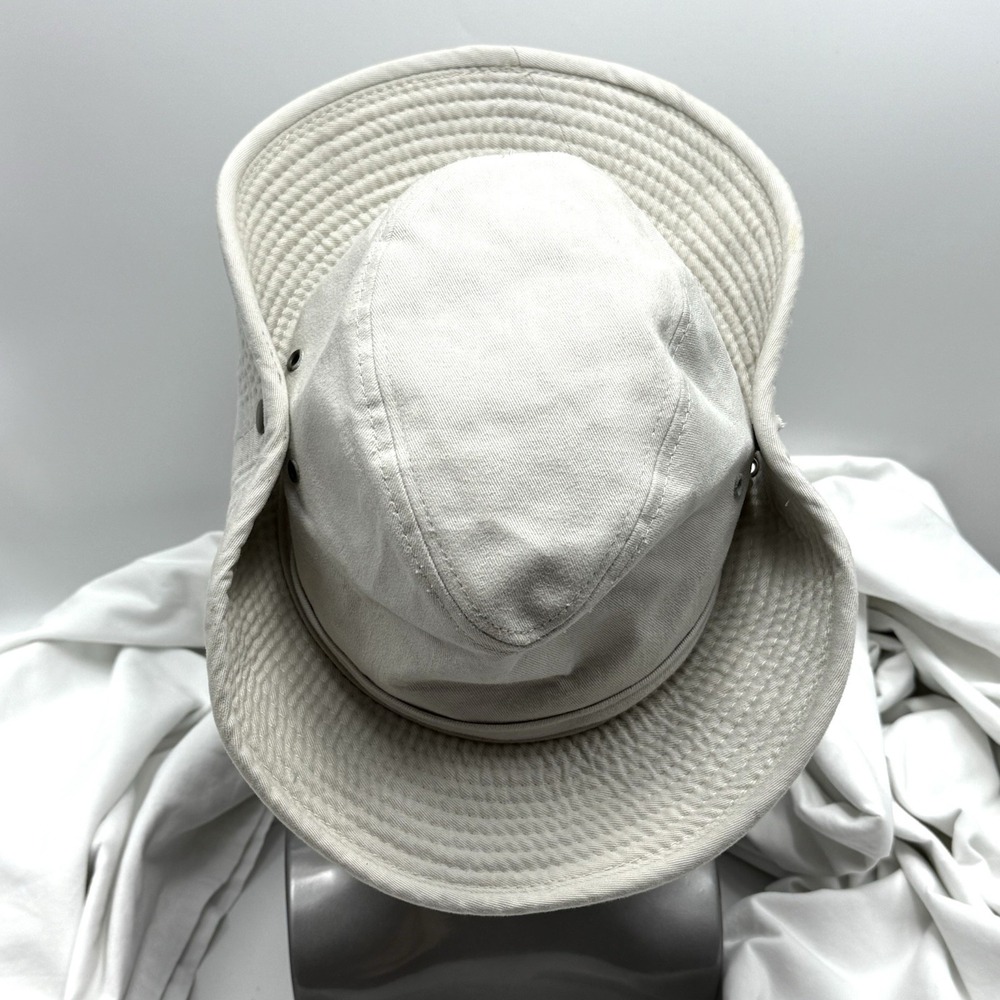 Duluth Trading Co. Men's Woman's Safari Bucket Hat Khaki Size Large Sun Hat Snap - Picture 5 of 13